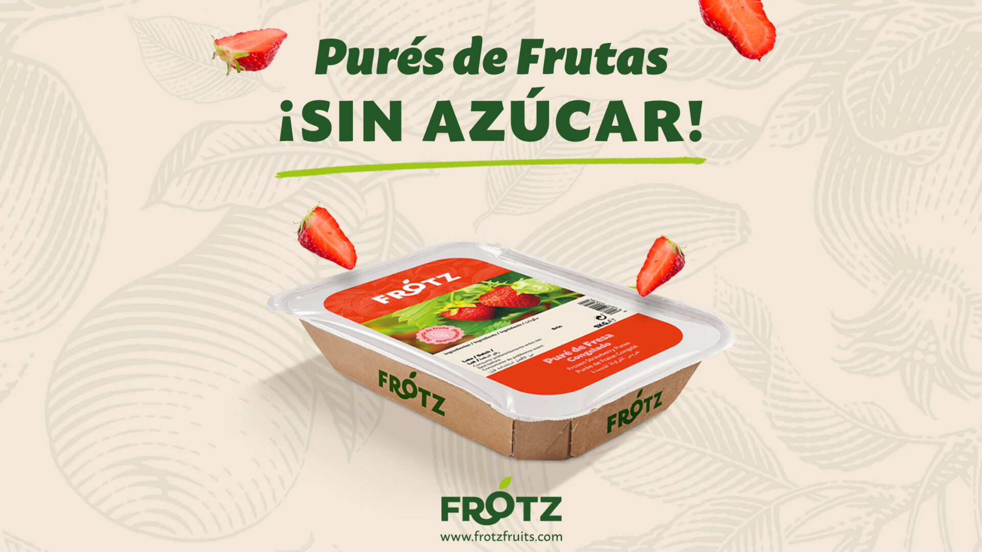 barquetas Frotz Fruits de purés de frutas sin azúcar